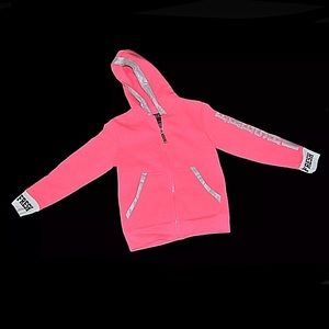 Thrill Girl's Pink Fresh Print Jacket